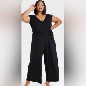 Ava & Viv  Pants & Jumpsuits  NWT Womens Wide Leg Knit Jumpsuit Ava Viv Size 1X